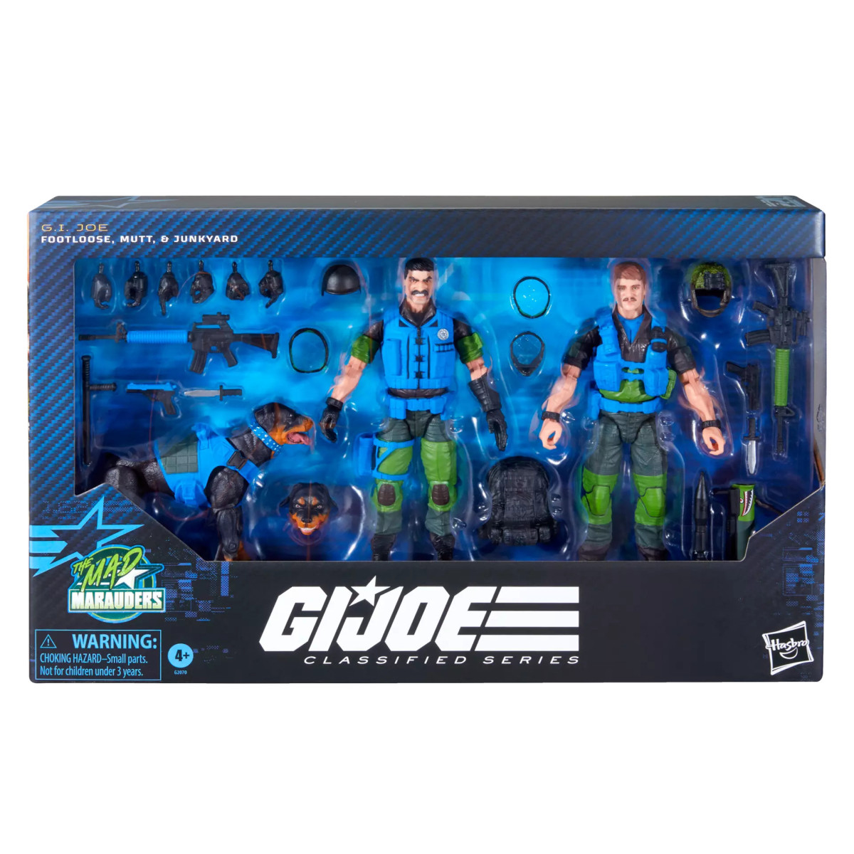 Hasbro G.I.JOE Classified Series - Mad Marauders: Footloose, Mutt, and Junkyard