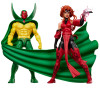 Marvel Legends Series - Marvel Avengers: The Crossing - Vision & Scarlet Witch