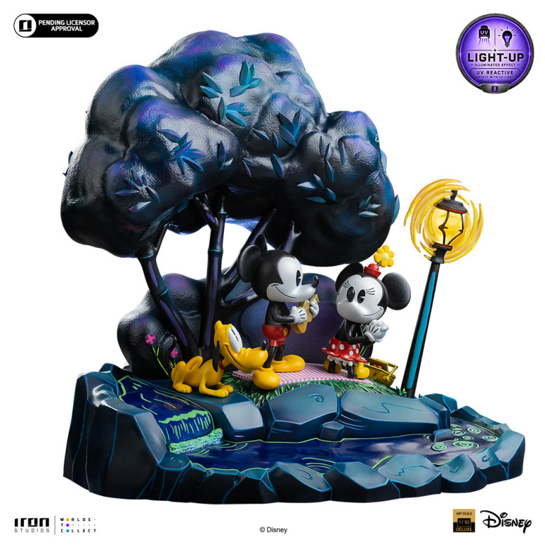 Iron Studios Disney Classics - Mickey Mouse, Minnie and Pluto's Day at the Park DX Art Scale 1/10