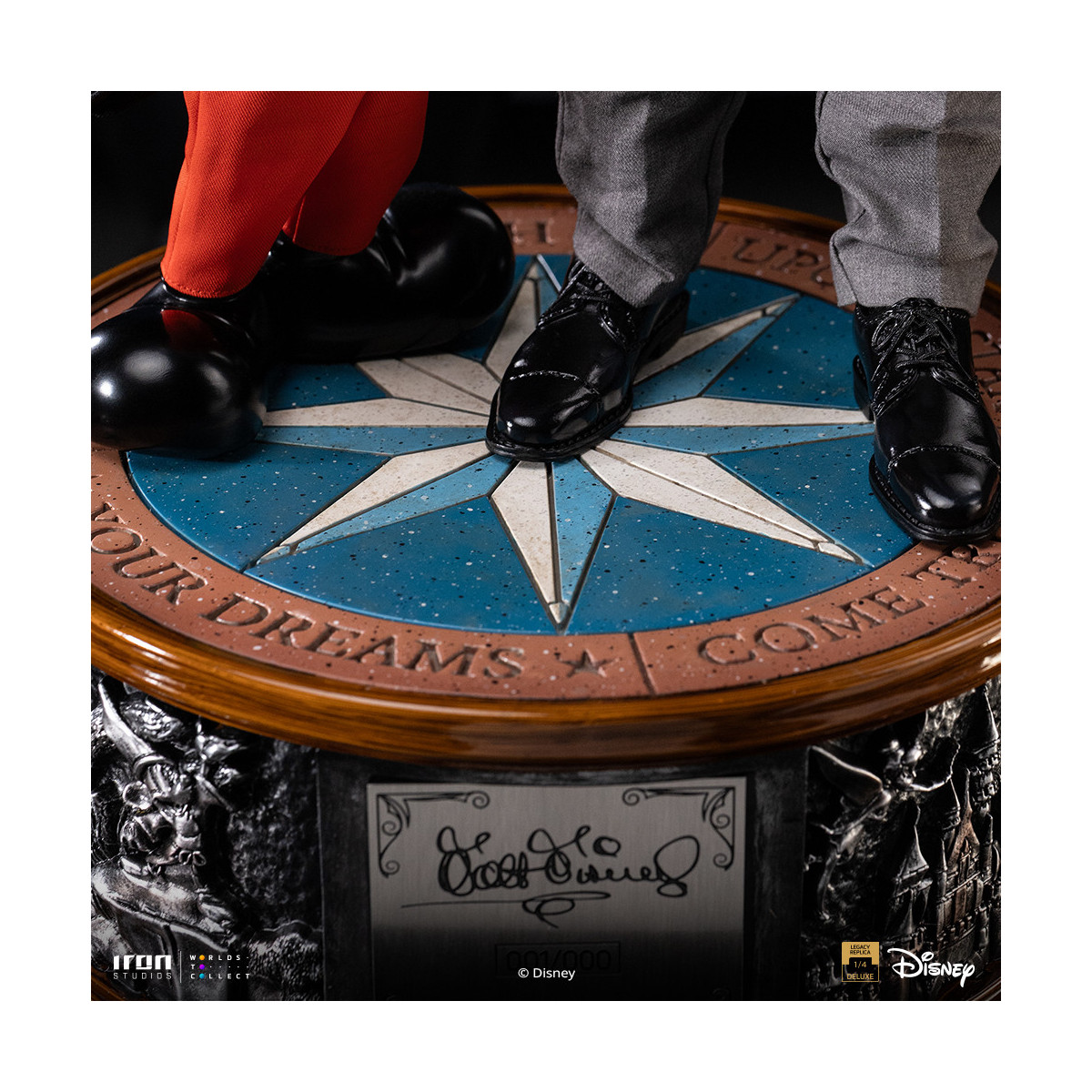 Iron Studios Disney s Classics - Walt Disney & Mickey Mouse Mouse Legacy Replica 1/4