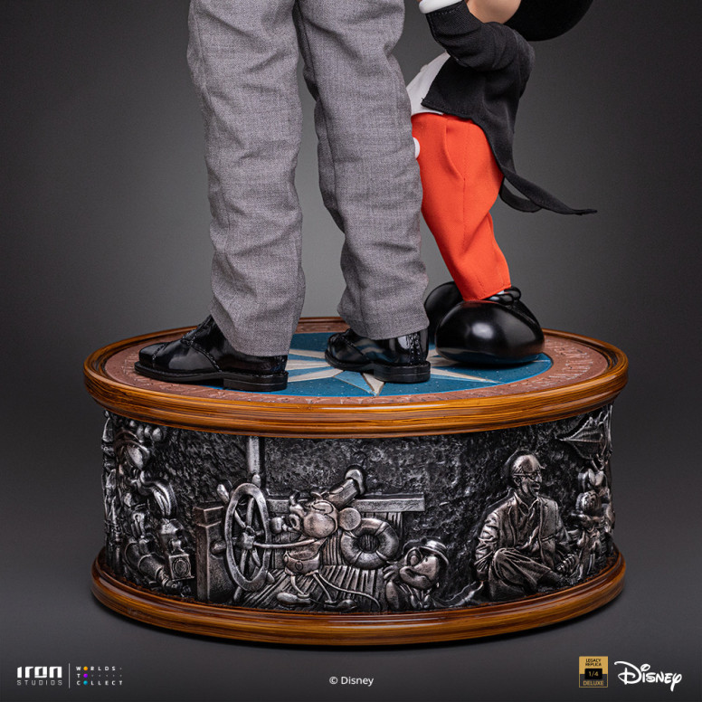 Iron Studios Disney s Classics - Walt Disney & Mickey Mouse Mouse Legacy Replica 1/4