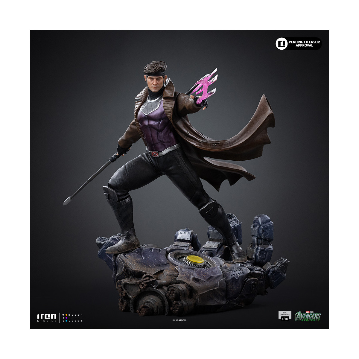 Iron Studios Marvel - Gambit 1/10 Scale Art - Avengers: Doomsday