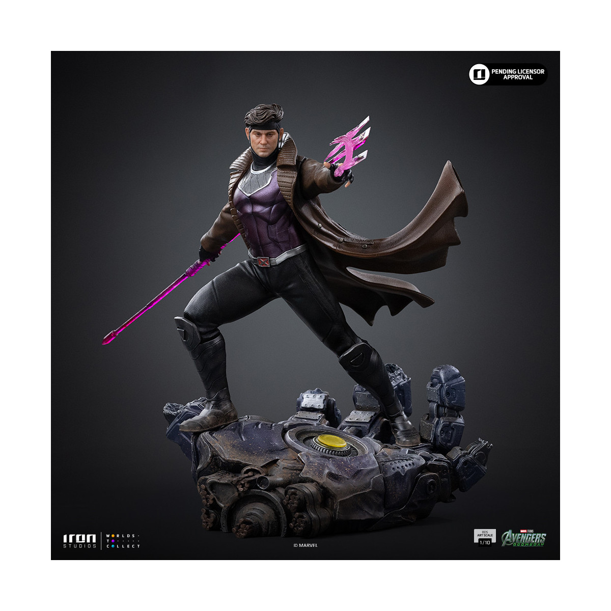 Iron Studios Marvel - Gambit 1/10 Scale Art - Avengers: Doomsday