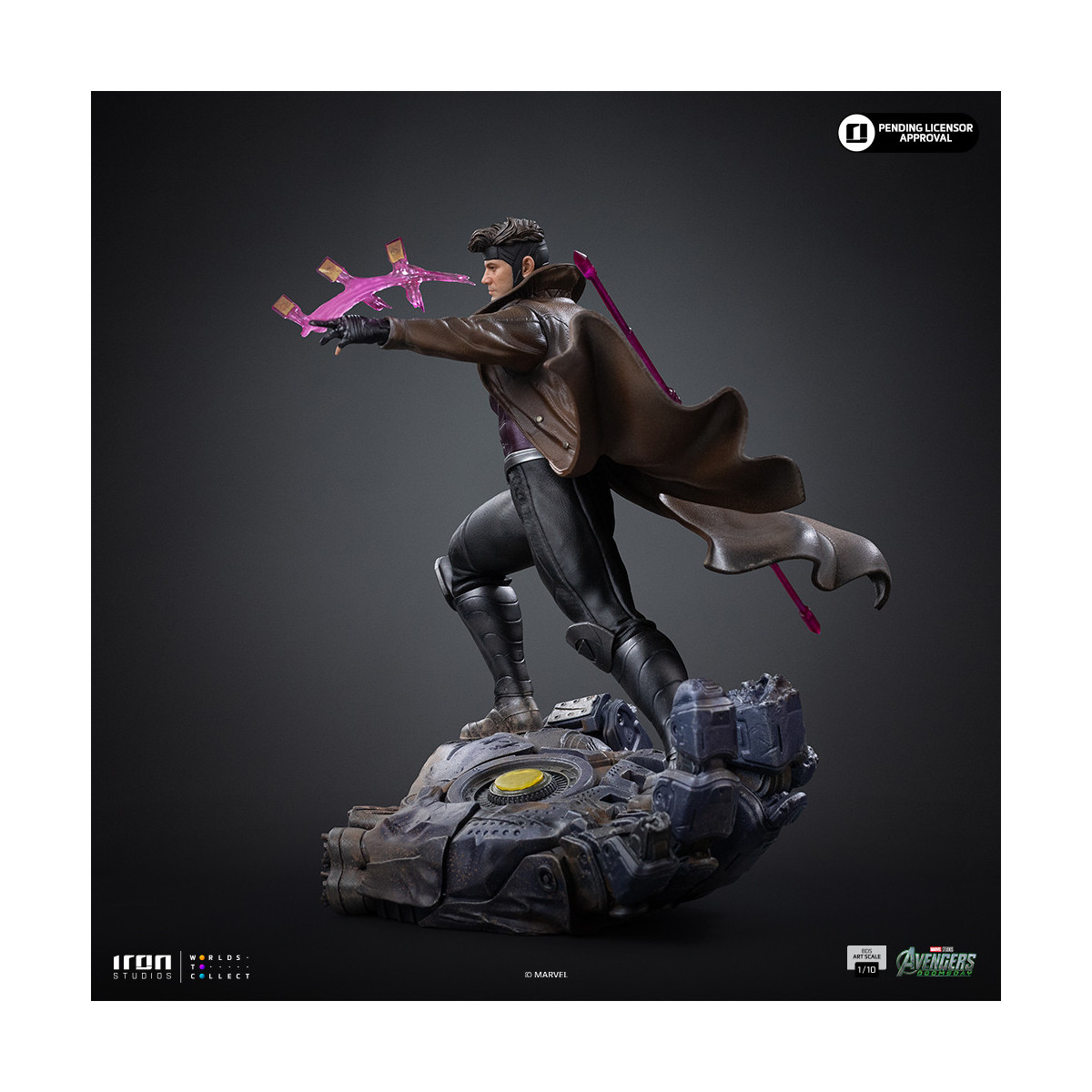 Iron Studios Marvel - Gambit 1/10 Scale Art - Avengers: Doomsday