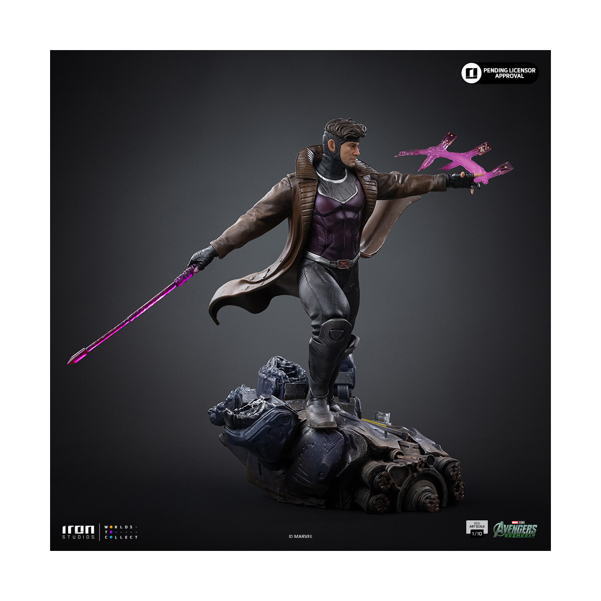 Iron Studios Marvel - Gambit 1/10 Scale Art - Avengers: Doomsday