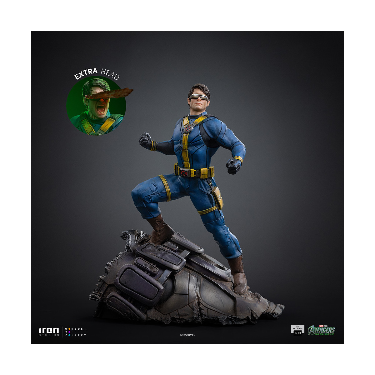 Iron Studios Marvel - Cyclops 1/10 Scale Art Figure - Avengers: Doomsday
