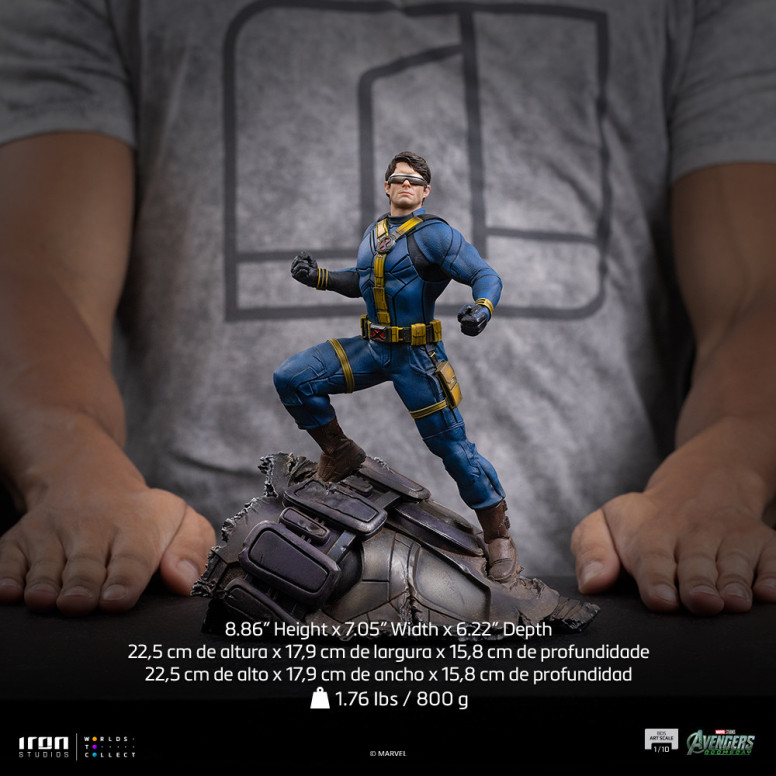 Iron Studios Marvel - Cyclops 1/10 Scale Art Figure - Avengers: Doomsday