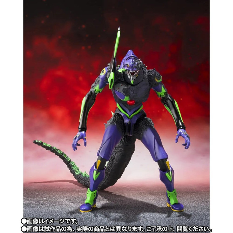 Bandai SH Monsterarts Neon Genesis Evangelion - Test Type-01 "G" Awakening Form - Godzilla
