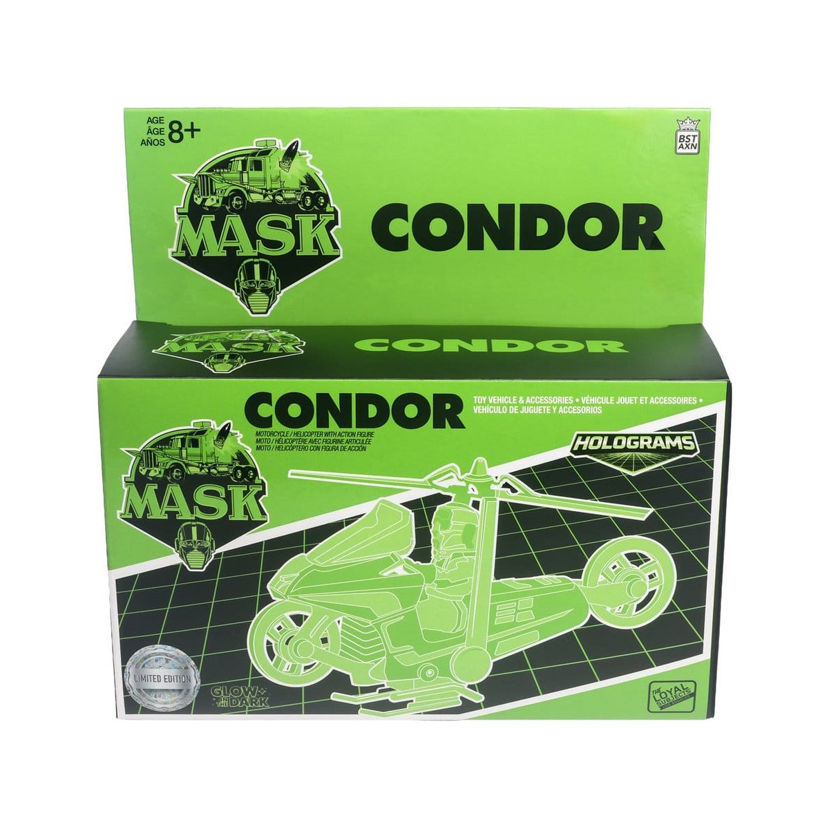 The Loyal Subjects - M.A.S.K. - Condor Hologram Variant (Glow-in-the-Dark) - SDCC 2026 Exclusive
