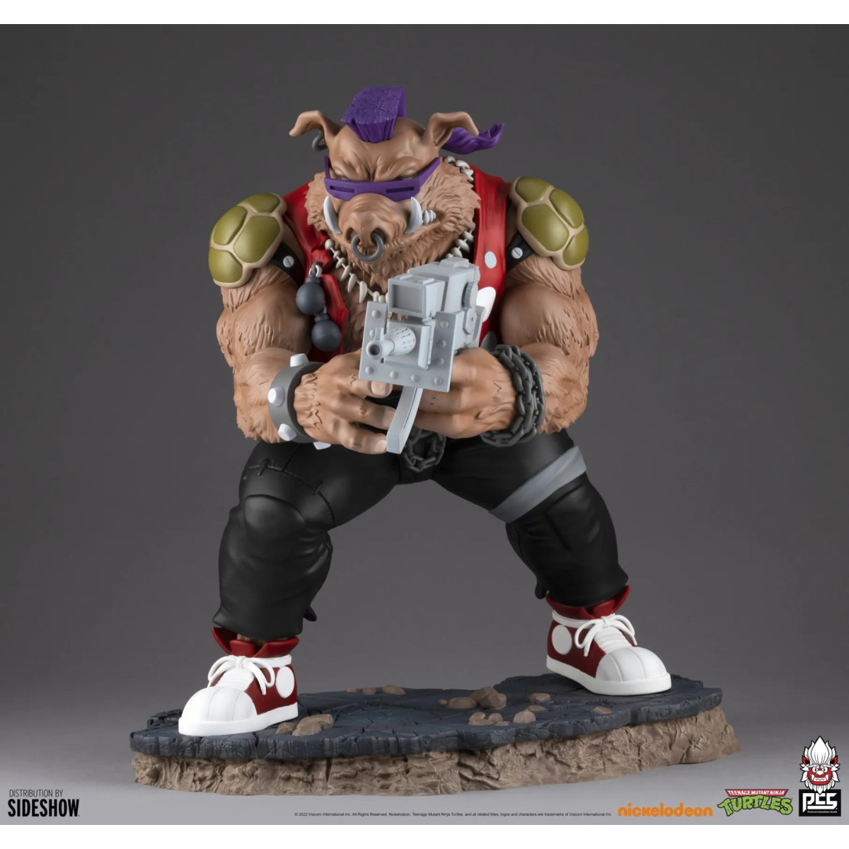 Premium Collectibles Studio PCS - Rocksteady 1/4 Statue - Teenage Mutant Ninja Turtles TMNT Figurine