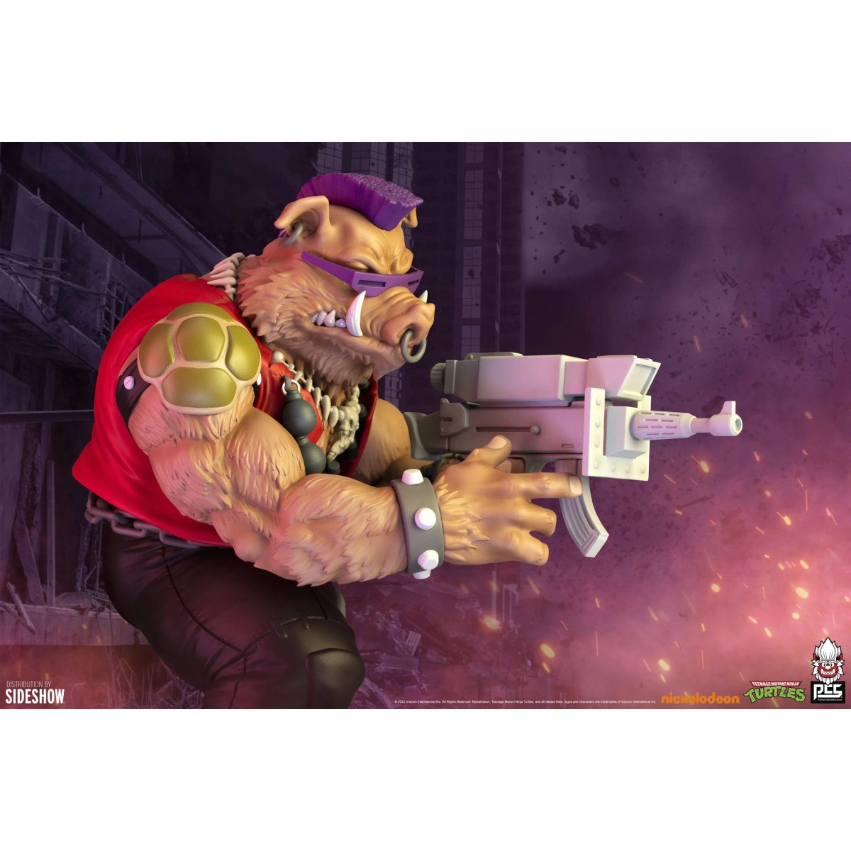Premium Collectibles Studio PCS - Rocksteady 1/4 Statue - Teenage Mutant Ninja Turtles TMNT Figurine