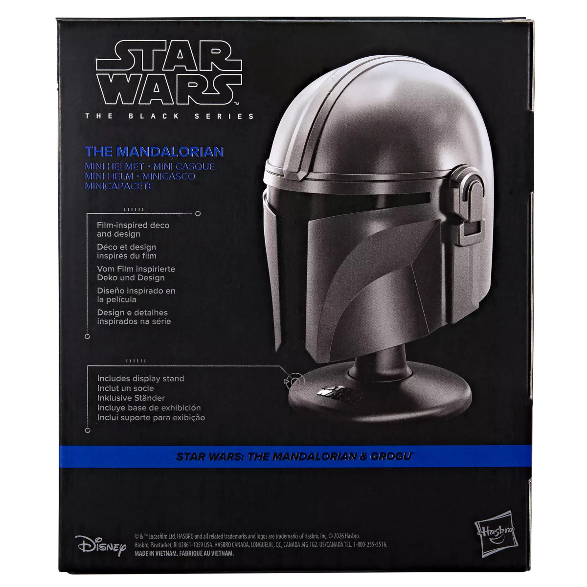 Hasbro Star Wars The Black Series —The Mandalorian Mini Helmet