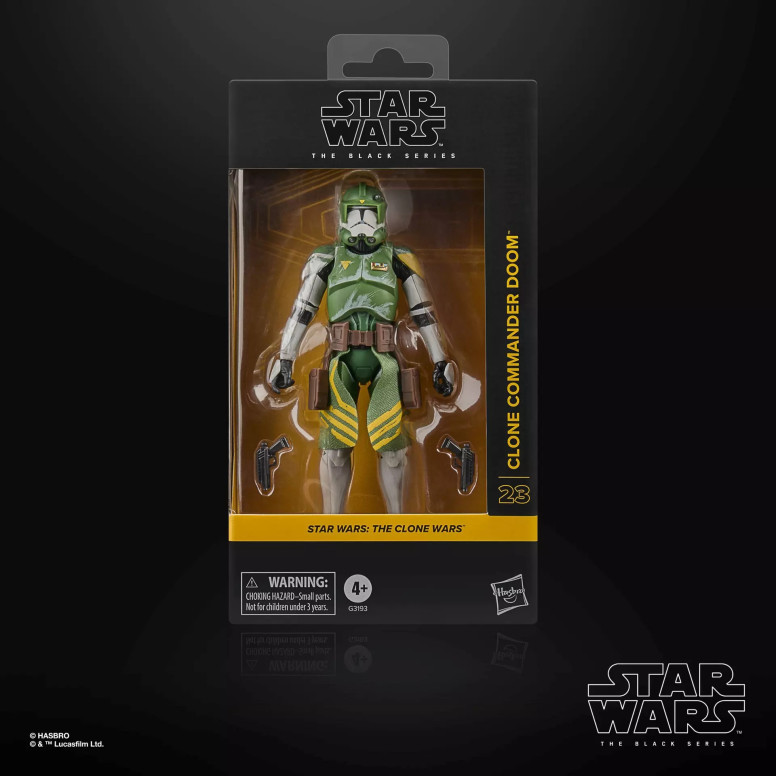 Star Wars The Black Series —Clone Commander Doom —The Clone Wars