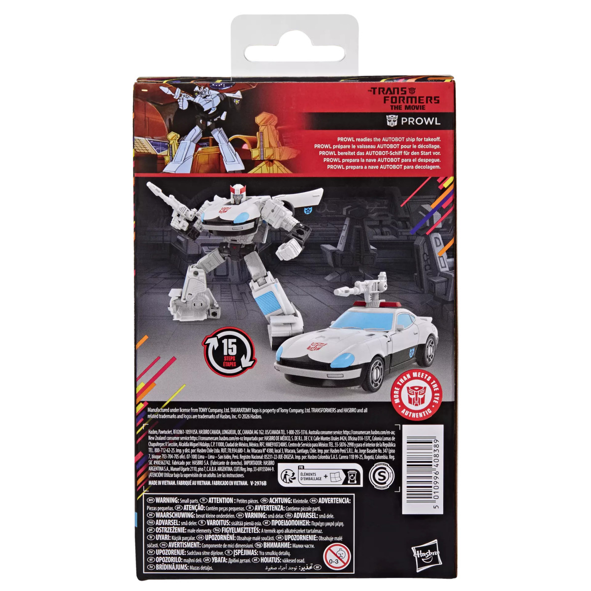 Hasbro - " Transformers " The Movie - PROWL Voyager Class - Studio Series MTMTE Collection