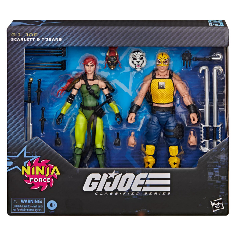 Hasbro G.I.JOE Classified Series - Ninja Force Scarlett & T'Jbang
