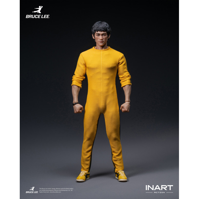 INART - Bruce Lee (Yellow Jumpsuit) 1/12 Scale Action Figure - The Game of Death