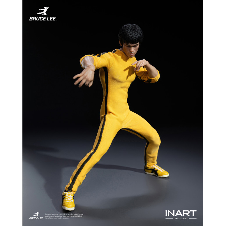 INART - Bruce Lee (Yellow Jumpsuit) 1/12 Scale Action Figure - The Game of Death