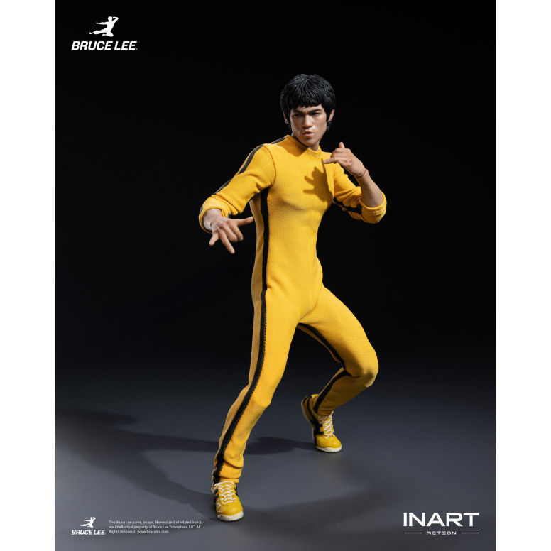INART - Bruce Lee (Yellow Jumpsuit) 1/12 Scale Action Figure - The Game of Death