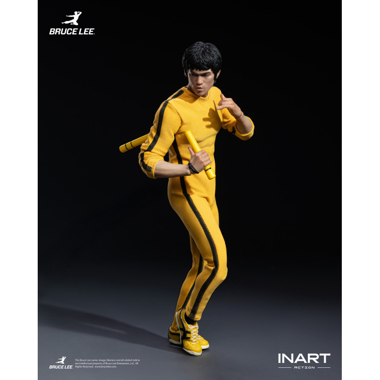 INART - Bruce Lee (Yellow Jumpsuit) 1/12 Scale Action Figure - The Game of Death