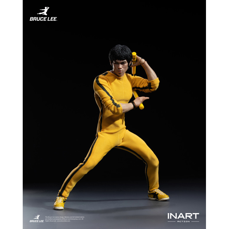 INART - Bruce Lee (Yellow Jumpsuit) 1/12 Scale Action Figure - The Game of Death