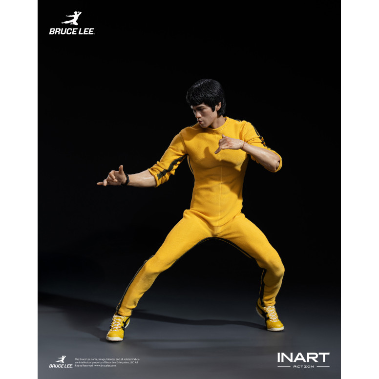 INART - Bruce Lee (Yellow Jumpsuit) 1/12 Scale Action Figure - The Game of Death