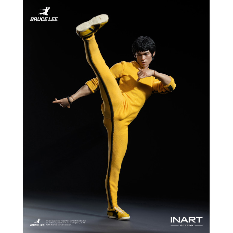 INART - Bruce Lee (Yellow Jumpsuit) 1/12 Scale Action Figure - The Game of Death