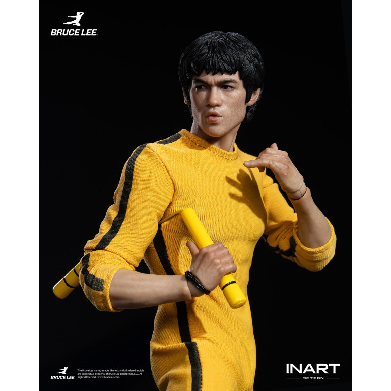 INART - Bruce Lee (Yellow Jumpsuit) 1/12 Scale Action Figure - The Game of Death