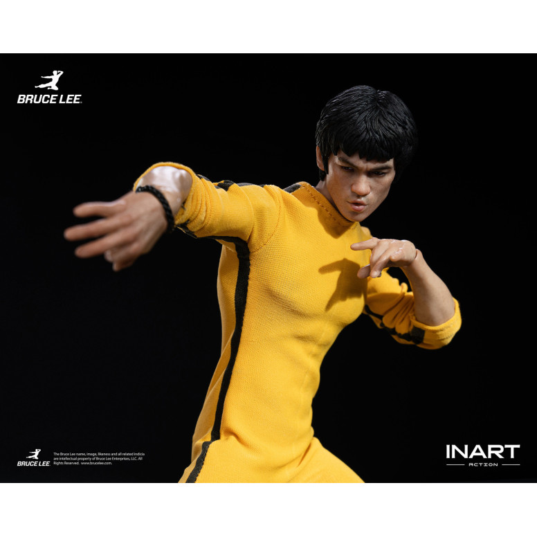 INART - Bruce Lee (Yellow Jumpsuit) 1/12 Scale Action Figure - The Game of Death