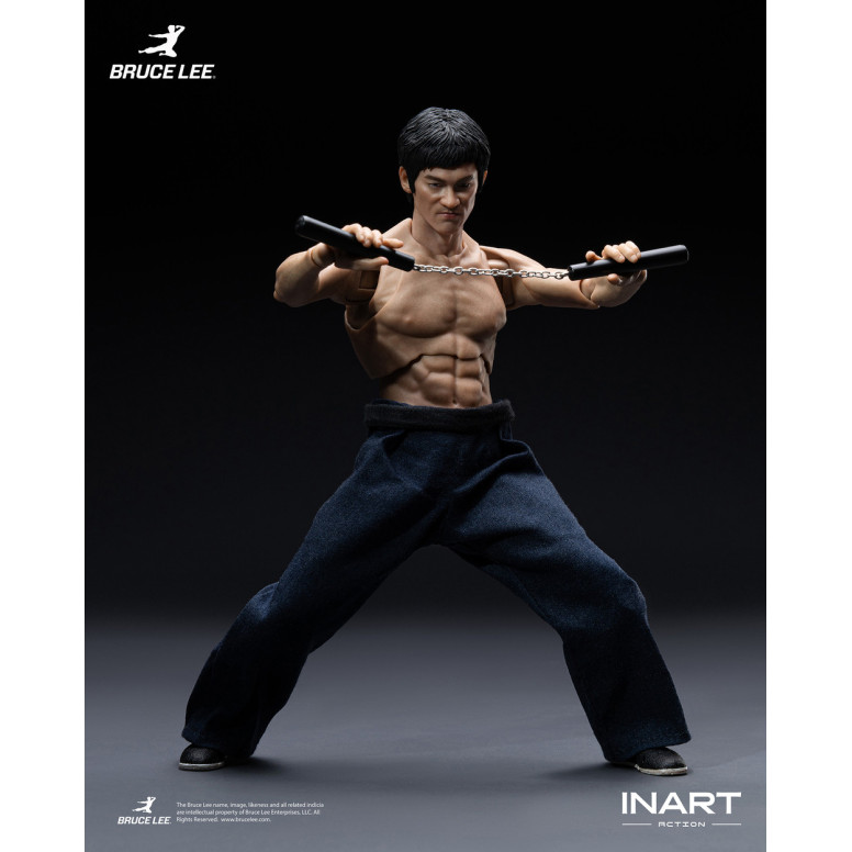 INART - " Bruce Lee " (Kung Fu Outfit) 1/12 Scale Action Figure