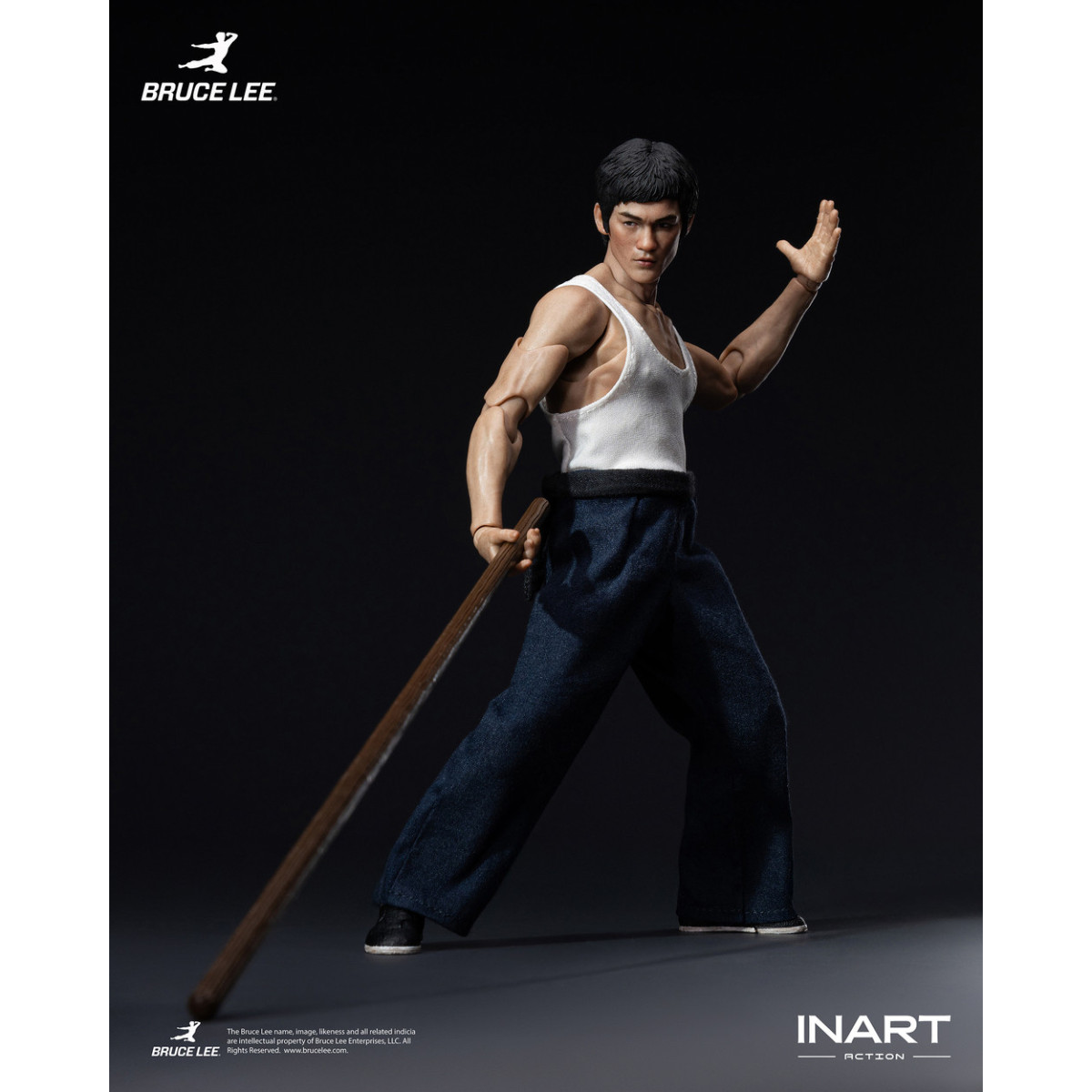 INART - " Bruce Lee " (Kung Fu Outfit) 1/12 Scale Action Figure