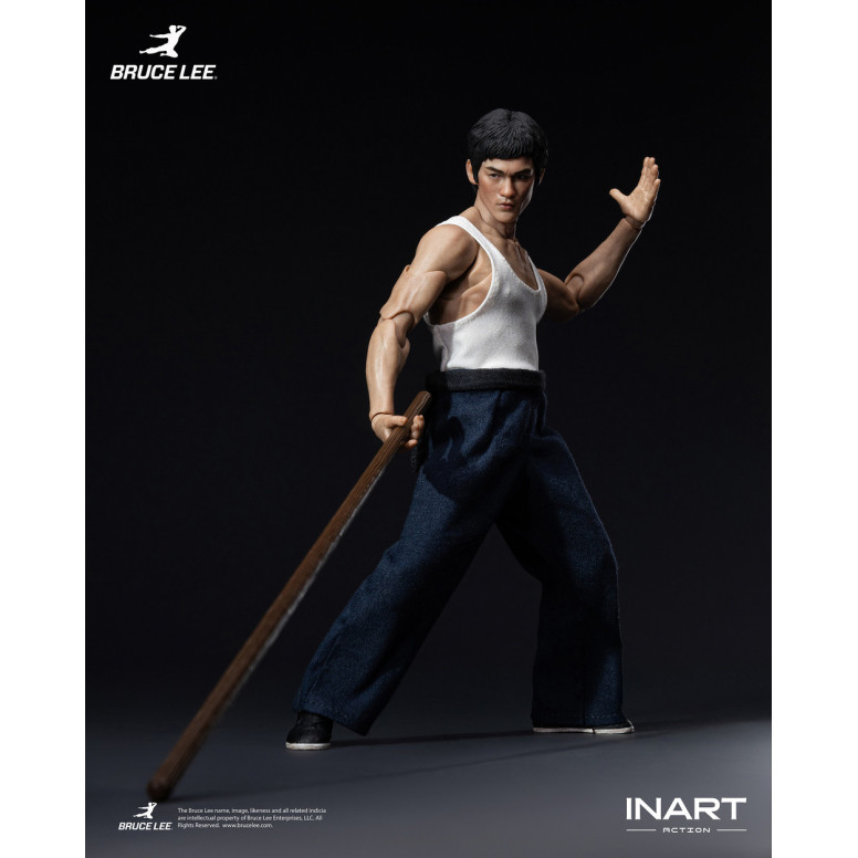 INART - " Bruce Lee " (Kung Fu Outfit) 1/12 Scale Action Figure