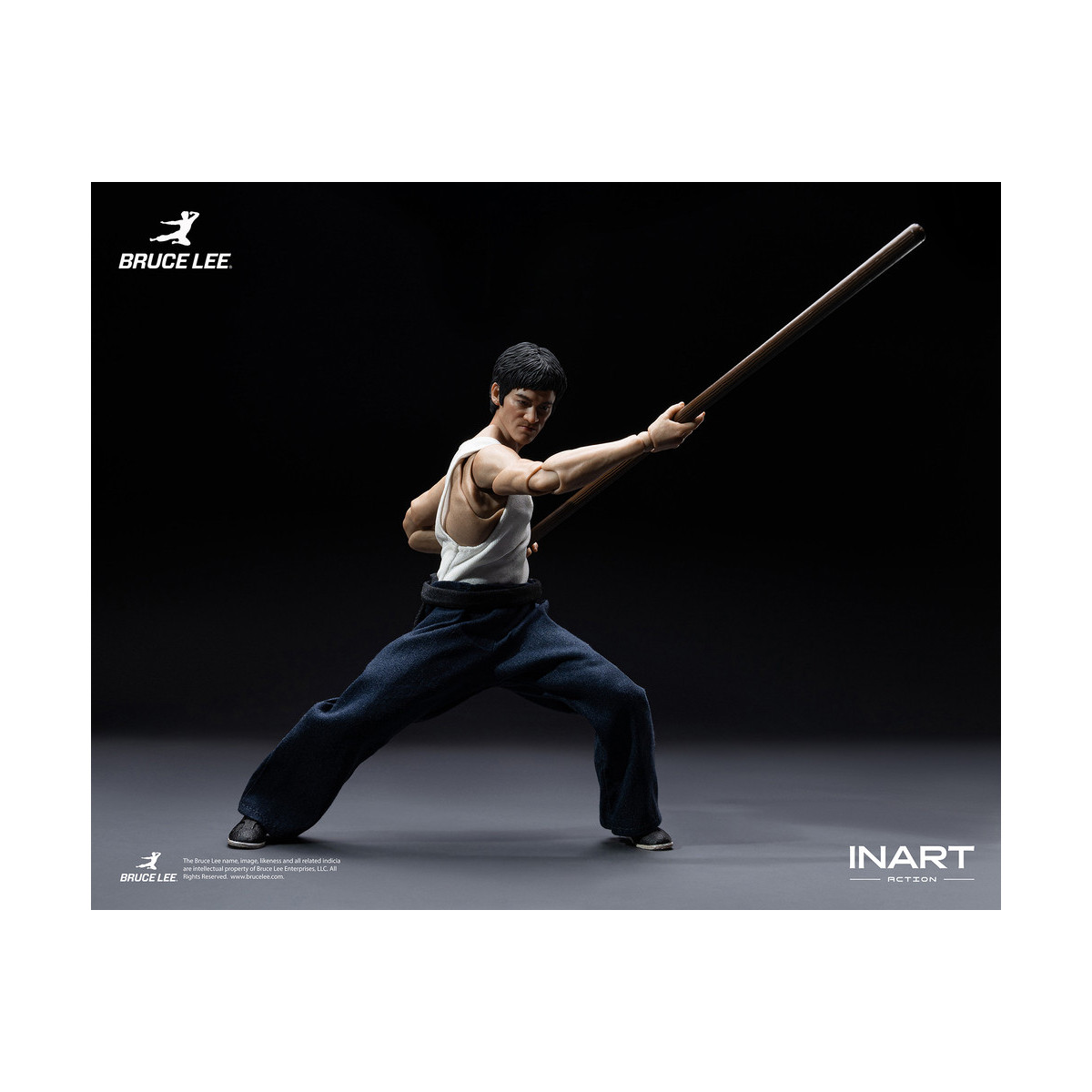 INART - " Bruce Lee " (Kung Fu Outfit) 1/12 Scale Action Figure