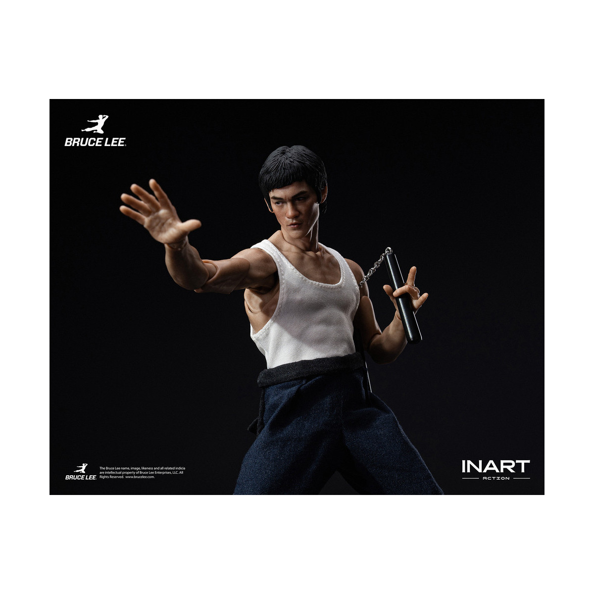 INART - " Bruce Lee " (Kung Fu Outfit) 1/12 Scale Action Figure