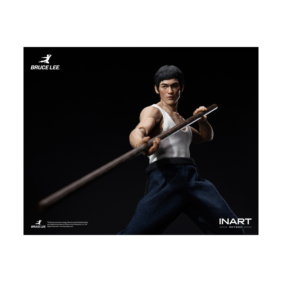INART - " Bruce Lee " (Kung Fu Outfit) 1/12 Scale Action Figure