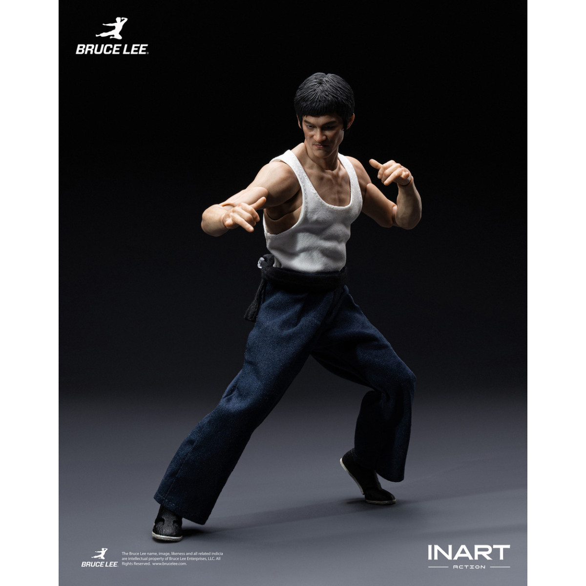 INART - " Bruce Lee " (Kung Fu Outfit) 1/12 Scale Action Figure