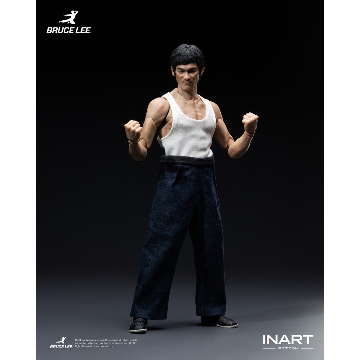 INART - " Bruce Lee " (Kung Fu Outfit) 1/12 Scale Action Figure