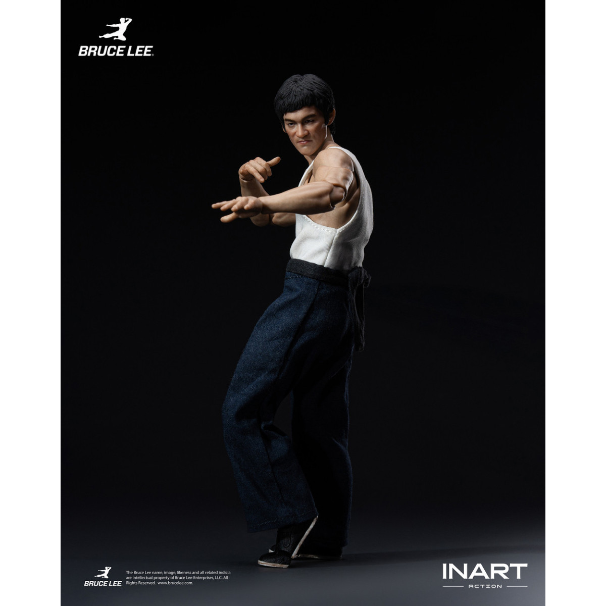 INART - " Bruce Lee " (Kung Fu Outfit) 1/12 Scale Action Figure