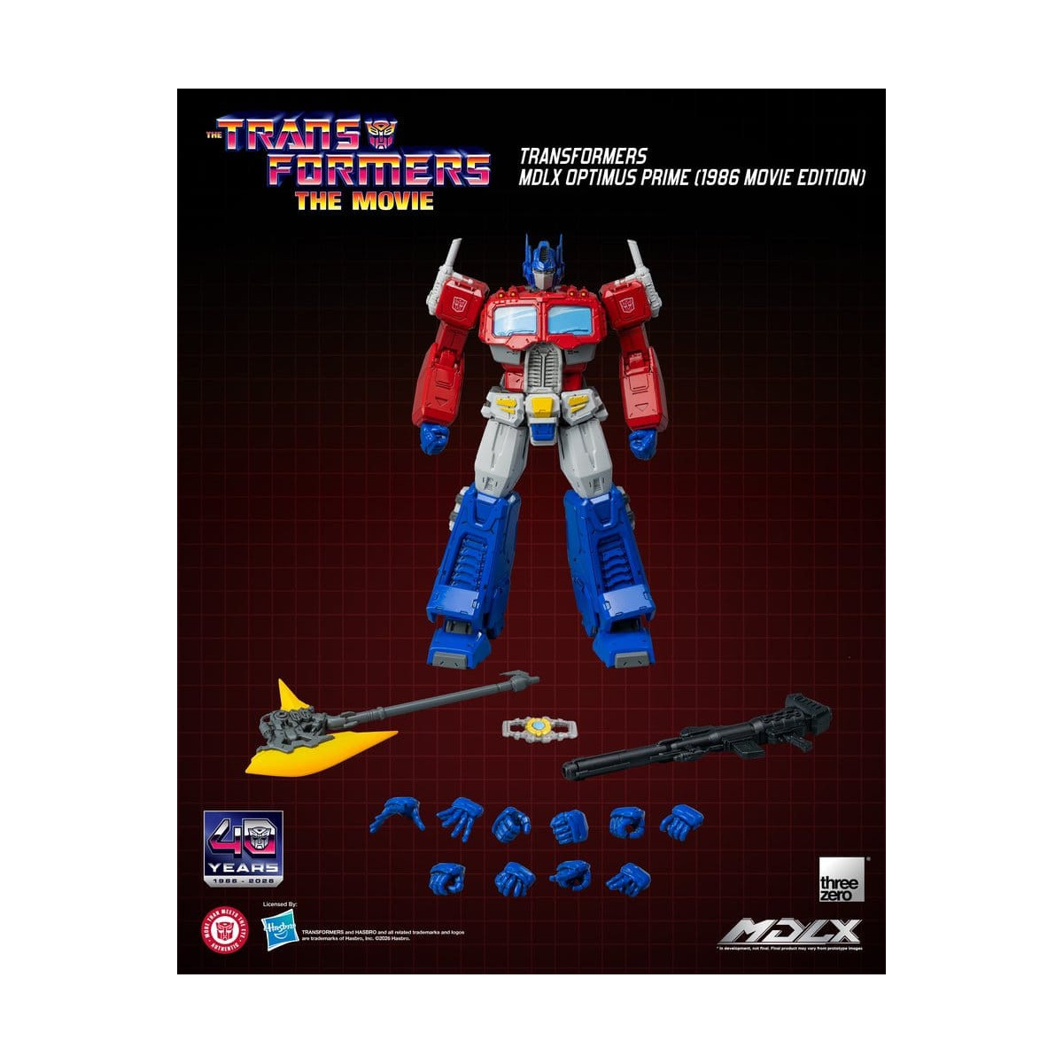 Three Zero - Transformers MDLX OPTIMUS PRIME (1986 Movie Edition)