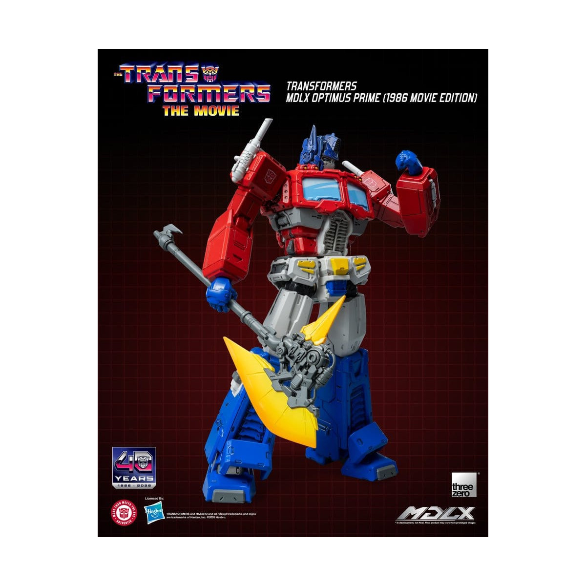 Three Zero - Transformers MDLX OPTIMUS PRIME (1986 Movie Edition)