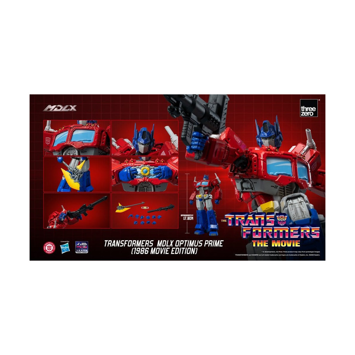Three Zero - Transformers MDLX OPTIMUS PRIME (1986 Movie Edition)