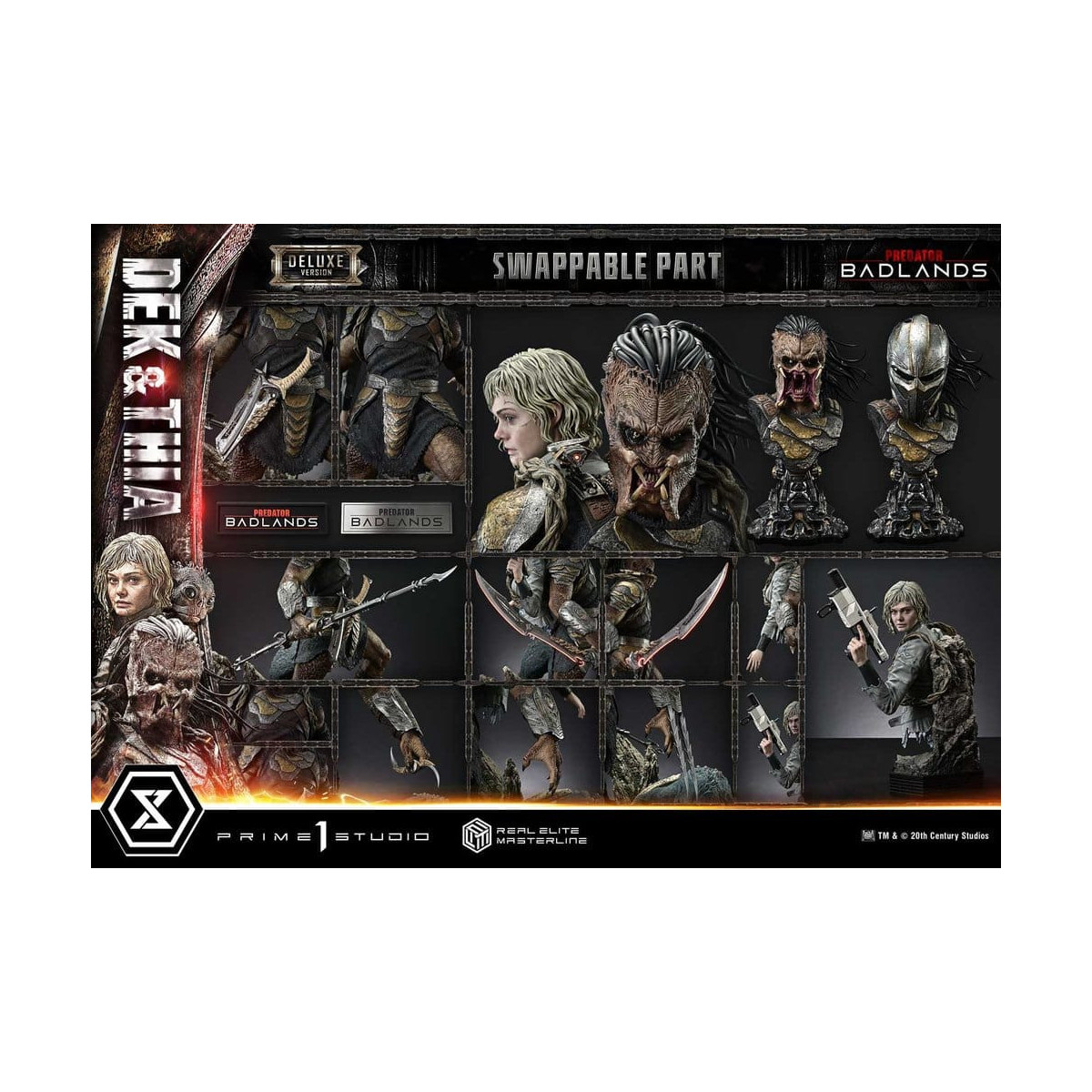 Prime 1 Studio - Badlands Dek & Thia DX Bonus Version - Real Elite Masterline Series 1/3