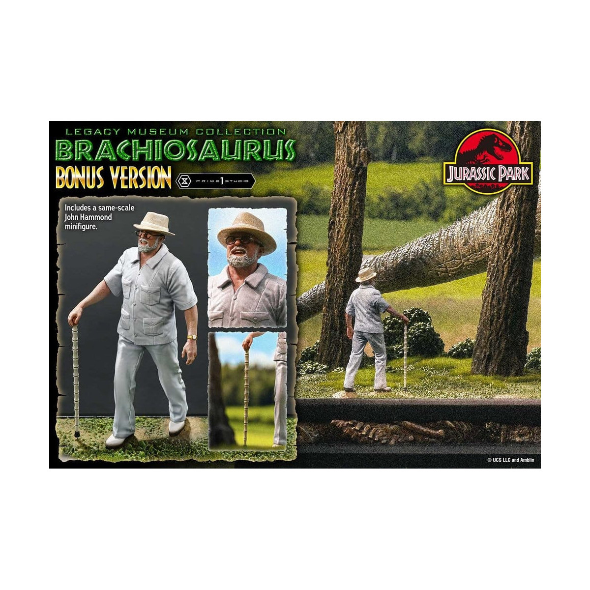 Prime 1 Studio - Jurassic Park - Brachiosaurus from the Legacy Museum Collection 1/15
