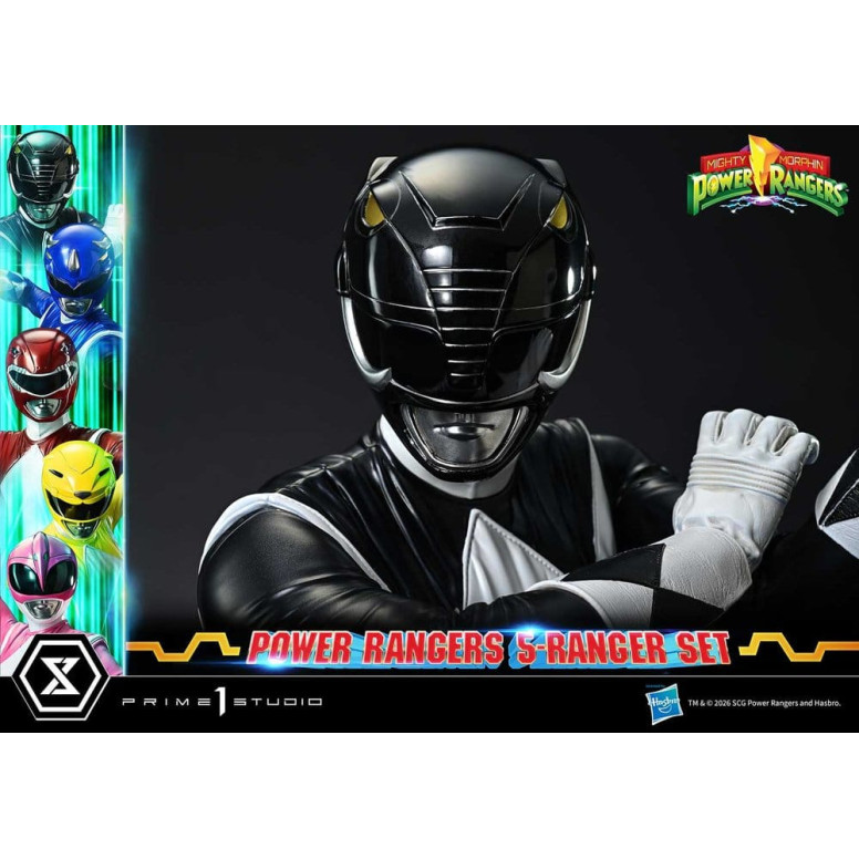 Prime 1 Studio - Mighty Morphin Power Rangers: Premium Masterline Set of 5 1/4-Scale Deluxe Figurines