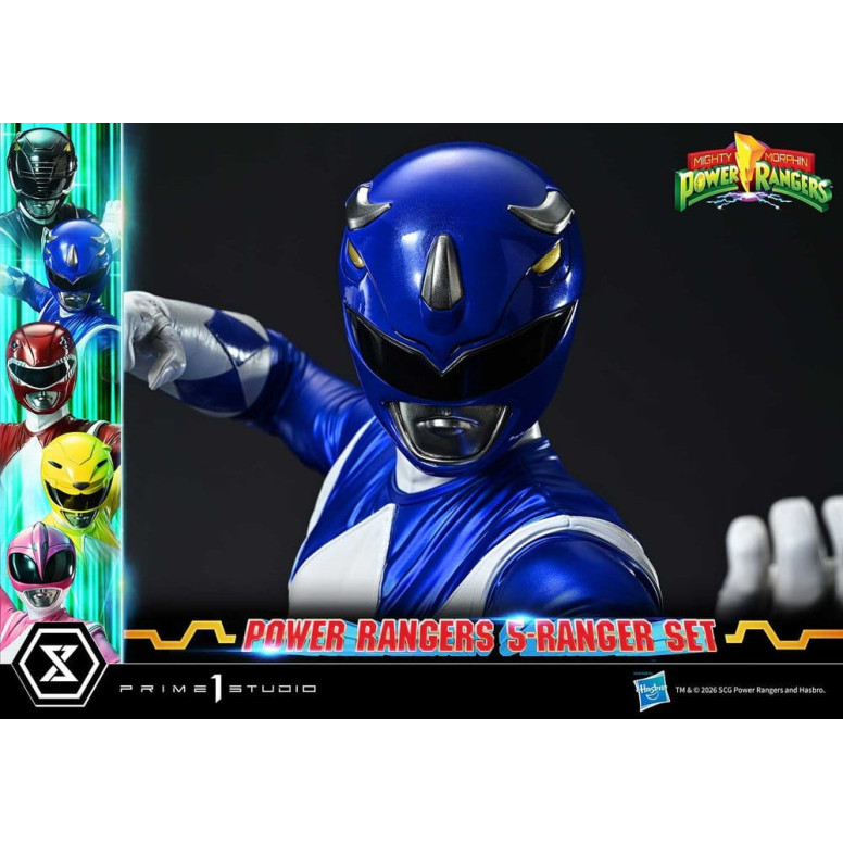 Prime 1 Studio - Mighty Morphin Power Rangers: Premium Masterline Set of 5 1/4-Scale Deluxe Figurines