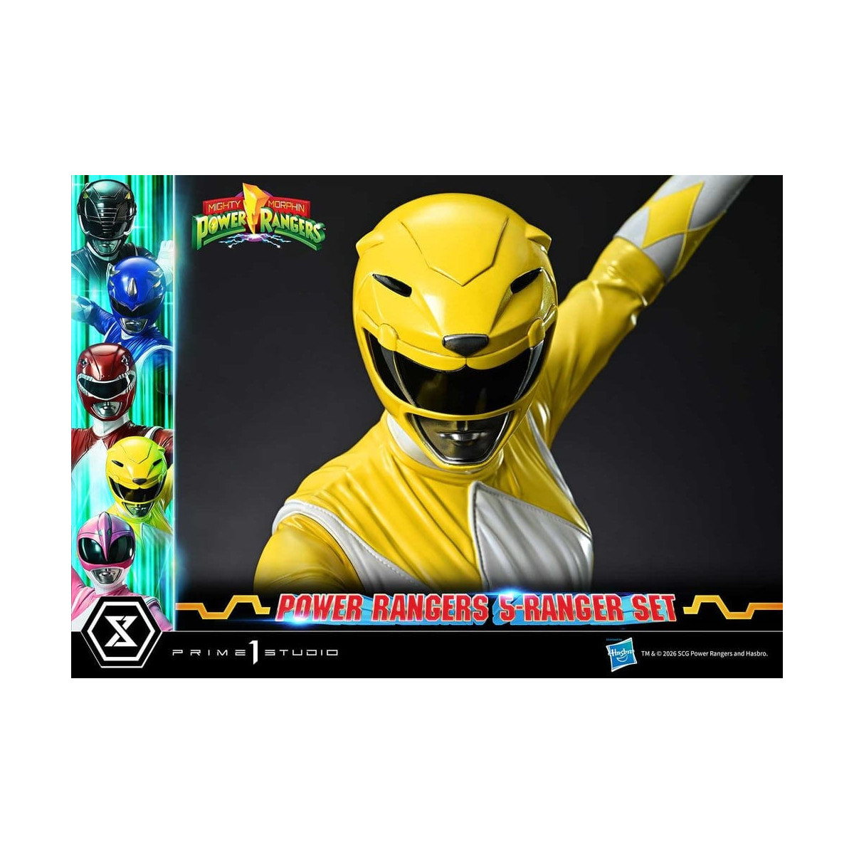 Prime 1 Studio - Mighty Morphin Power Rangers: Premium Masterline Set of 5 1/4-Scale Deluxe Figurines