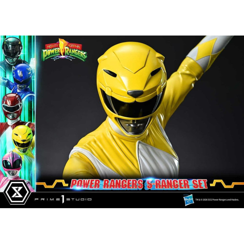 Prime 1 Studio - Mighty Morphin Power Rangers: Premium Masterline Set of 5 1/4-Scale Deluxe Figurines