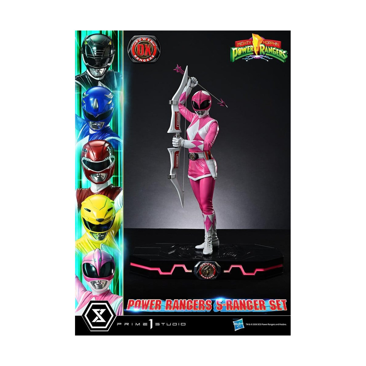 Prime 1 Studio - Mighty Morphin Power Rangers: Premium Masterline Set of 5 1/4-Scale Deluxe Figurines
