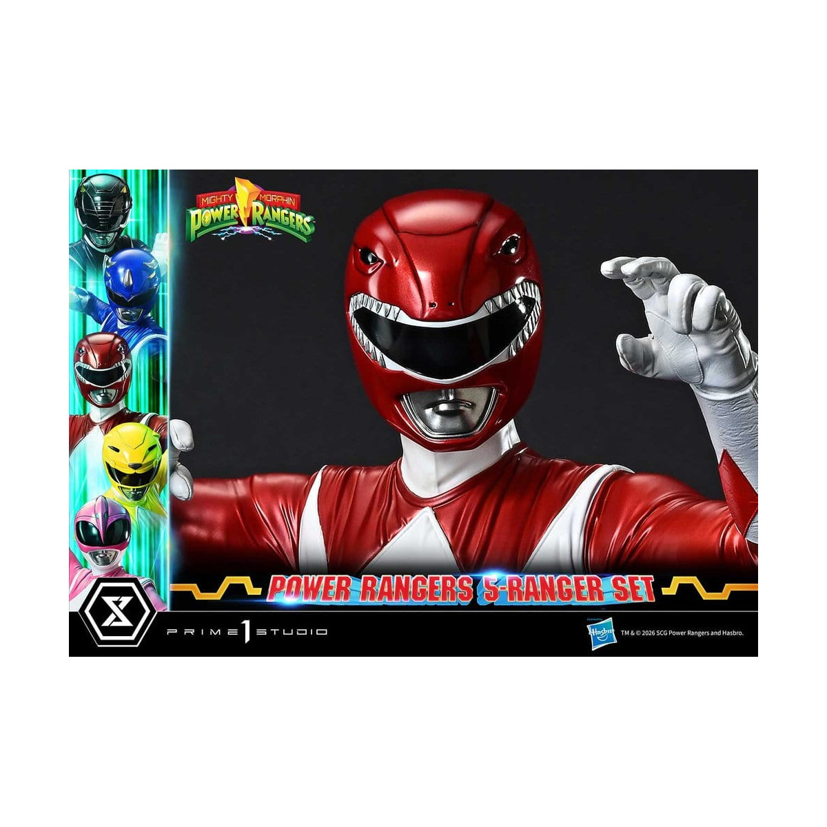 Prime 1 Studio - Mighty Morphin Power Rangers: Premium Masterline Set of 5 1/4-Scale Deluxe Figurines