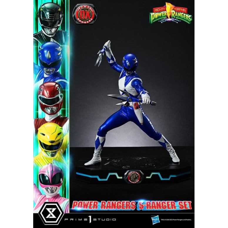 Prime 1 Studio - Mighty Morphin Power Rangers: Premium Masterline Set of 5 1/4-Scale Deluxe Figurines