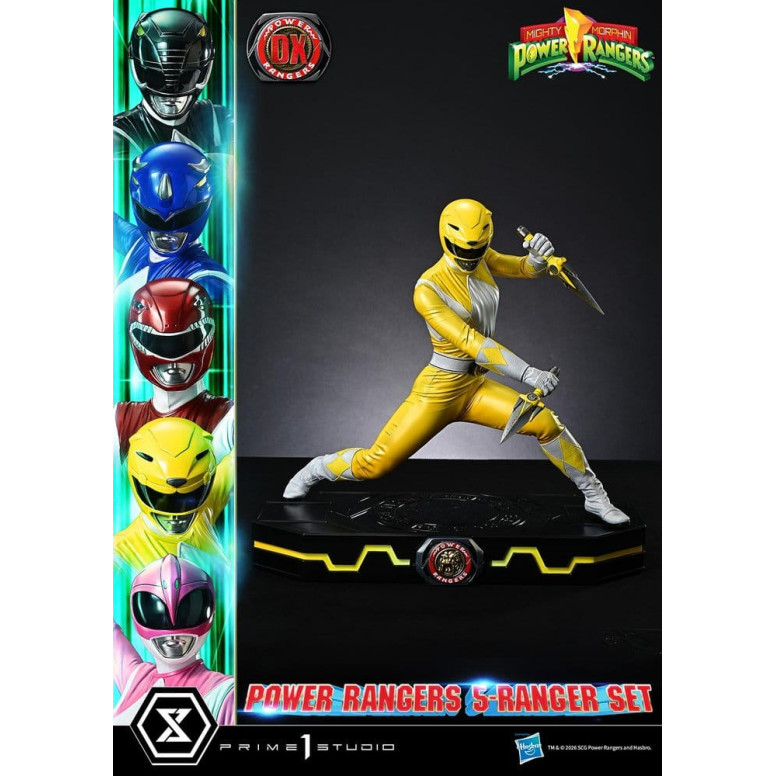 Prime 1 Studio - Mighty Morphin Power Rangers: Premium Masterline Set of 5 1/4-Scale Deluxe Figurines